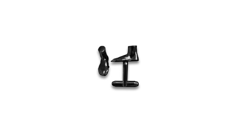 MILIUS Collection, Act I – Emergence, “Emergence I”, sculptural jewellery object by Milan Stamenovic, black varnish finish