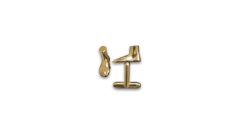 MILIUS Collection, Act I – Emergence, “Emergence I”, sculptural jewellery object by Milan Stamenovic, gold finish