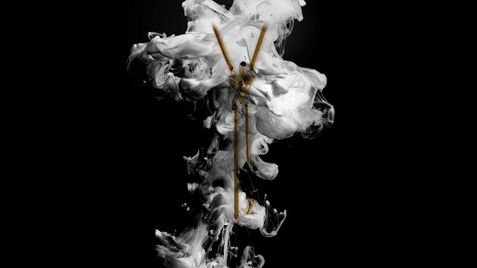 Second-grade master image of Milius Act I Piece V “Suspended Axis”, sculptural composition examining verticality, balance disruption, and structural tension.